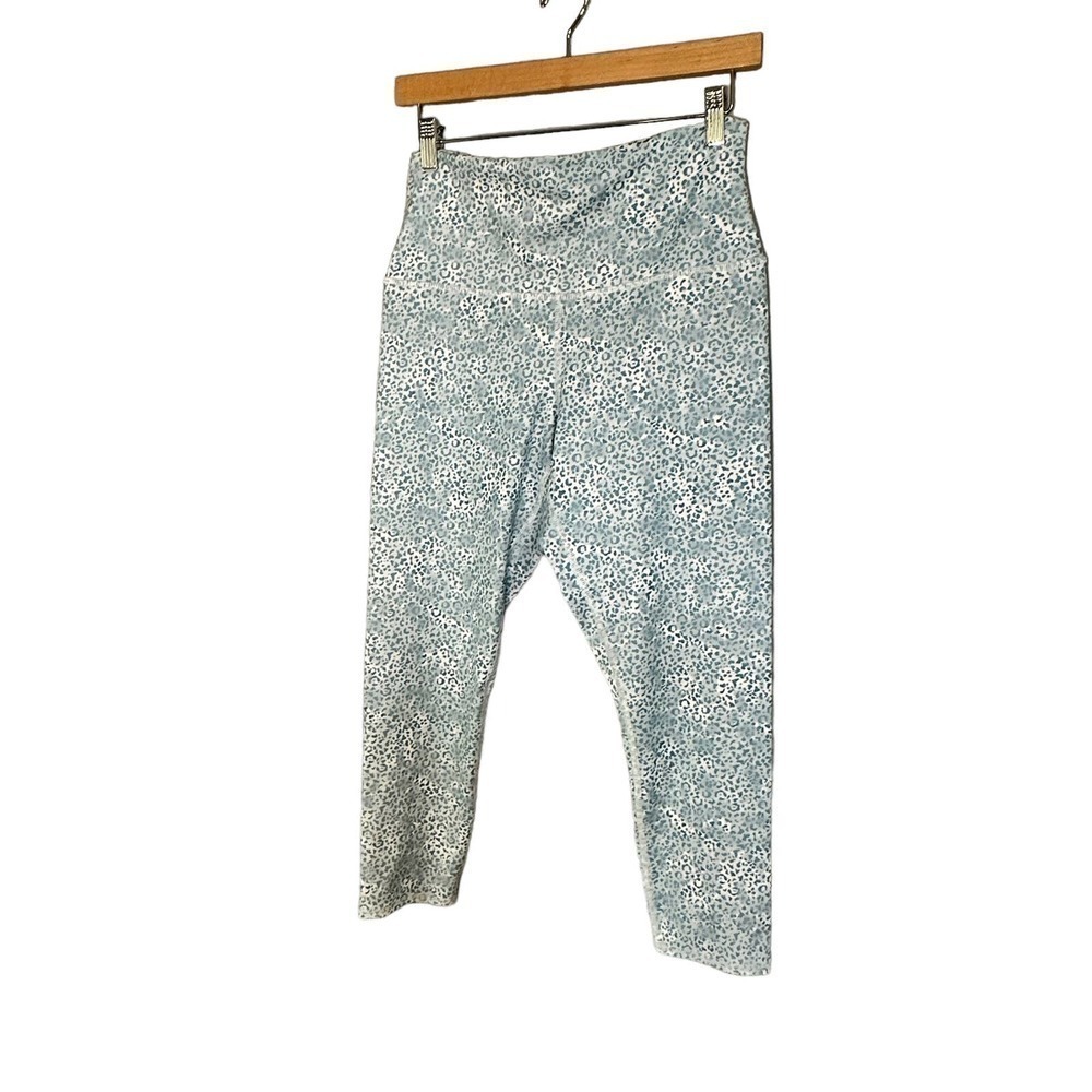 Evolution And Creation Blue Animal Print Leggings Size Large